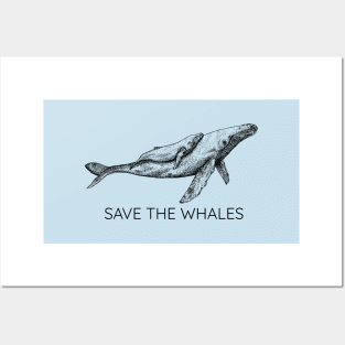 SAVE THE WHALES Posters and Art